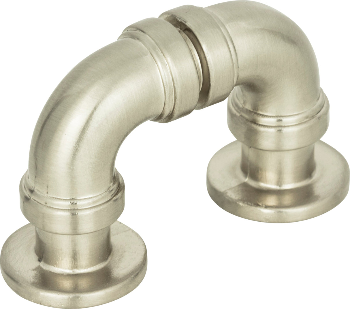 Atlas Homewares Steam Punk Finger Pull 1 5/16 Inch (c-c) Brushed Nickel
