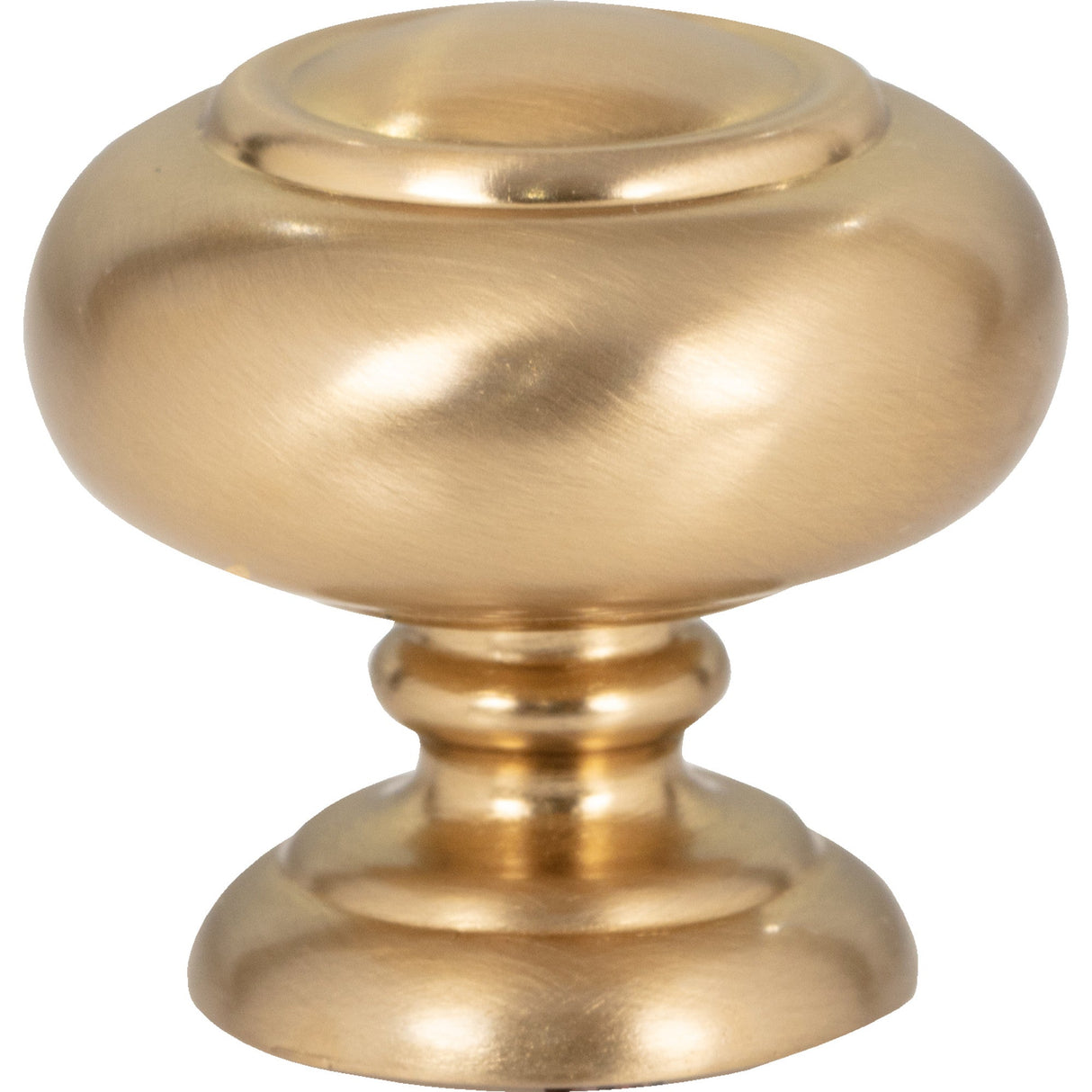 Atlas Homewares Victoria Knob 1 1/4 Inch Warm Brass