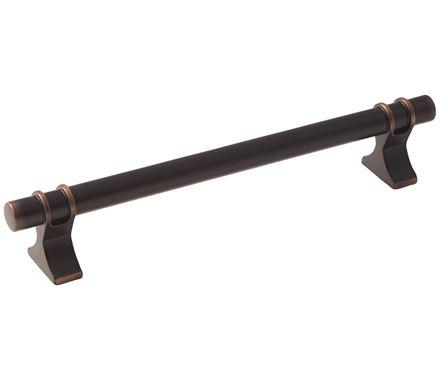Amerock Cabinet Pull Oil Rubbed Bronze 6-5/16 inch (160 mm) Center to Center Davenport 1 Pack Drawer Pull Drawer Handle Cabinet Hardware