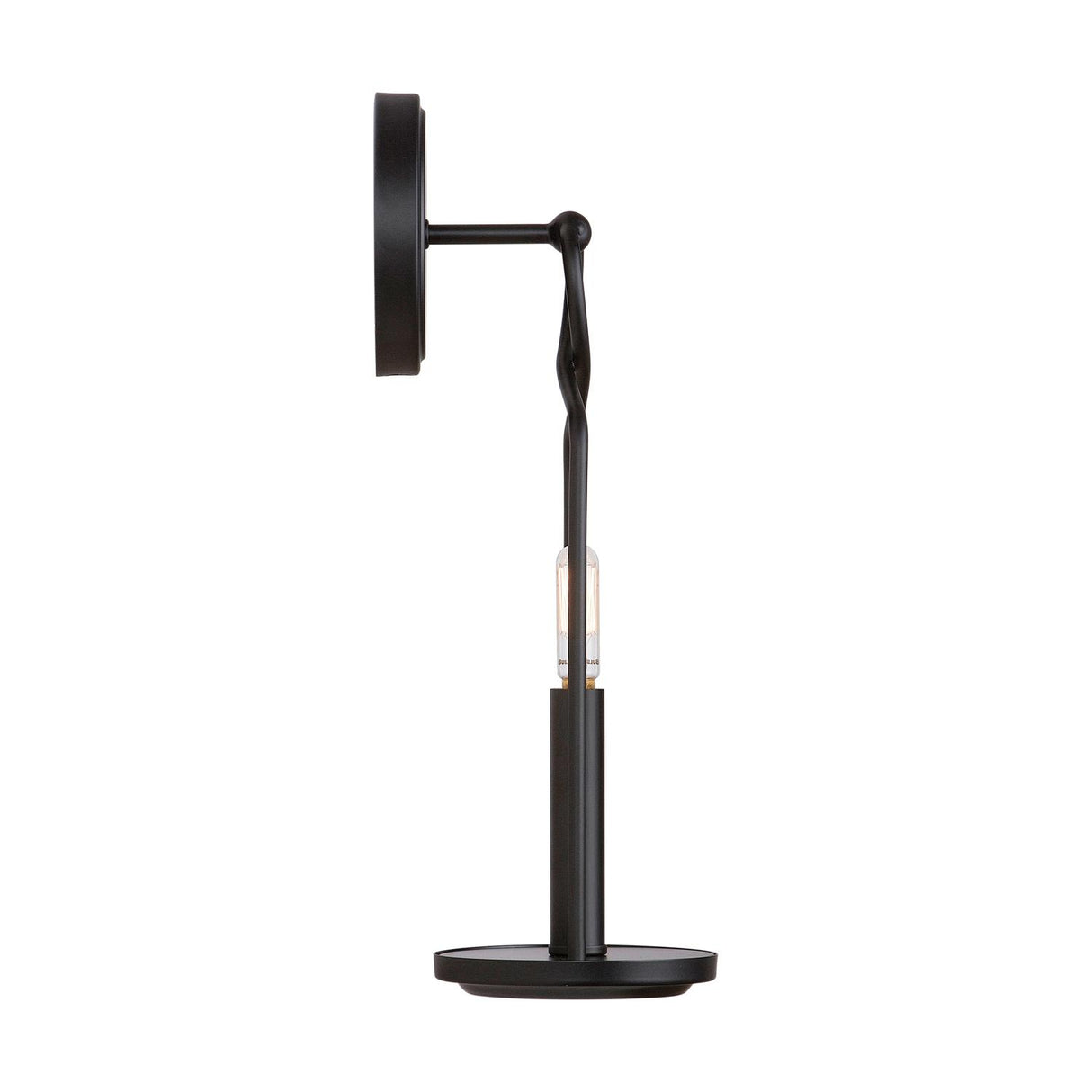 Capital Lighting 631611MB Sonnet 1 Light Sconce Matte Black