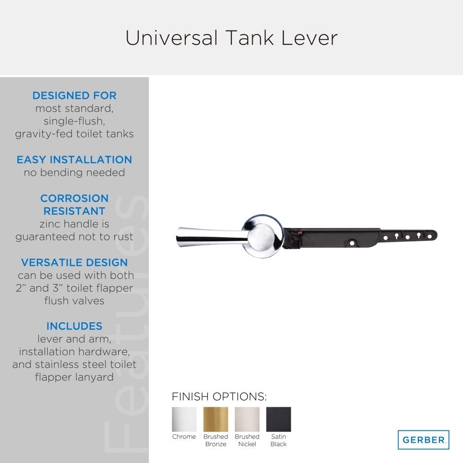 Gerber GA70036054BB Universal Tank Levers - Brushed Bronze