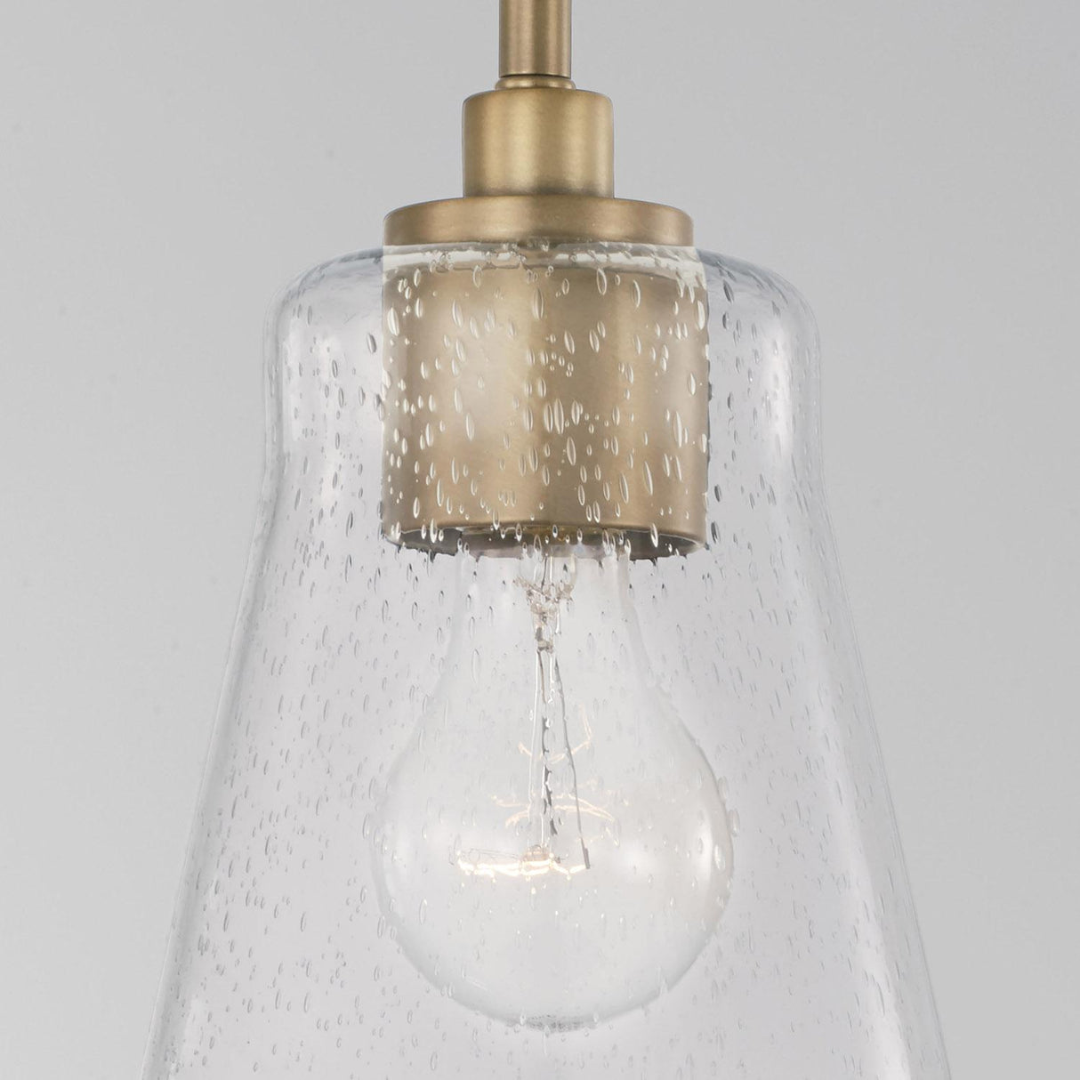 Capital Lighting 346911AD-533 Baker 1 Light Pendant Aged Brass