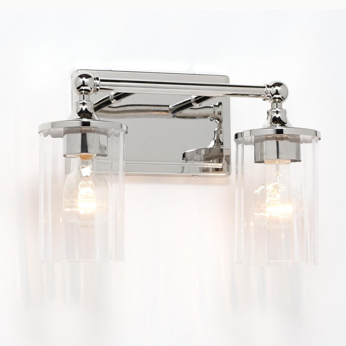 Capital Lighting 120721PN-423 Camden 2 Light Vanity Polished Nickel