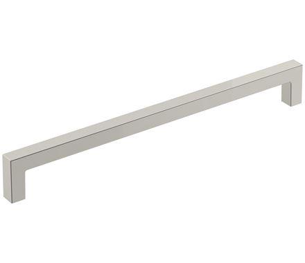 Amerock Cabinet Pull Polished Nickel 8-13/16 inch (224 mm) Center-to-Center Monument 1 Pack Drawer Pull Cabinet Handle Cabinet Hardware