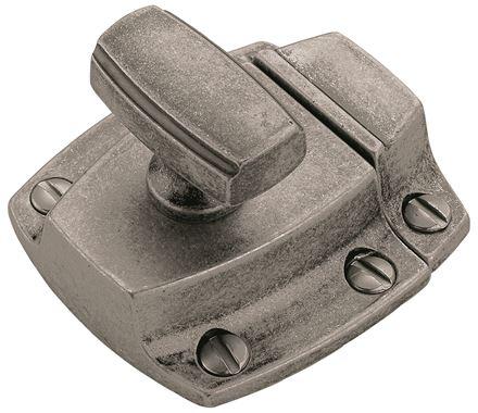 Amerock Cabinet Latch Aged Pewter 1-7/8 inch (48 mm) Length Highland Ridge 1 Pack Cabinet Hardware