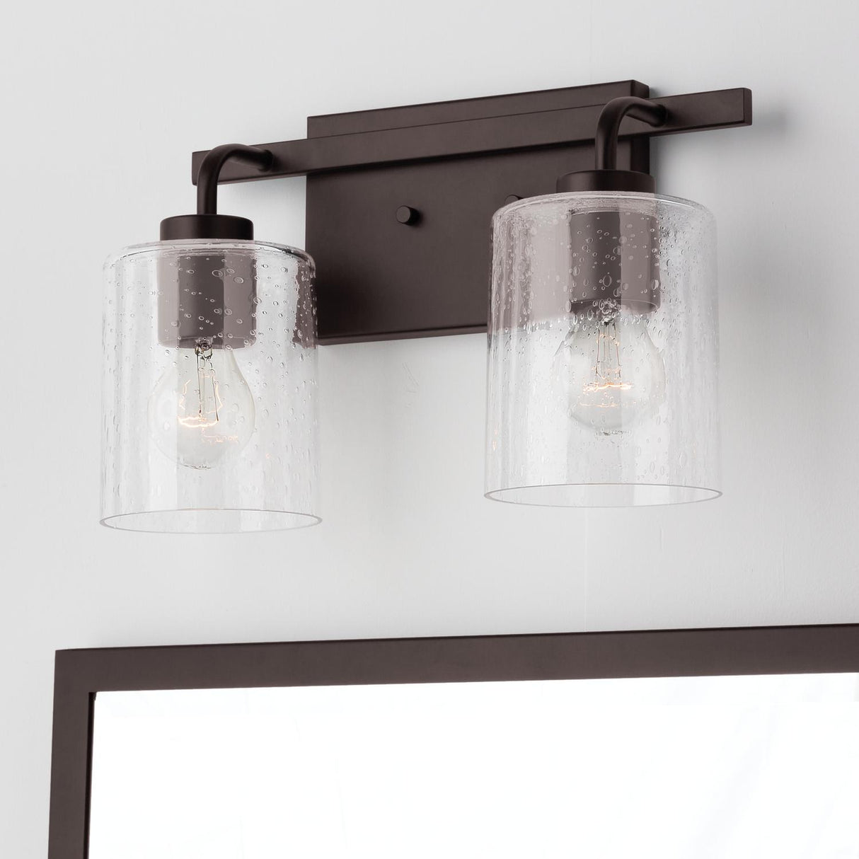 Capital Lighting 128521BZ-449 Greyson 2 Light Vanity Bronze