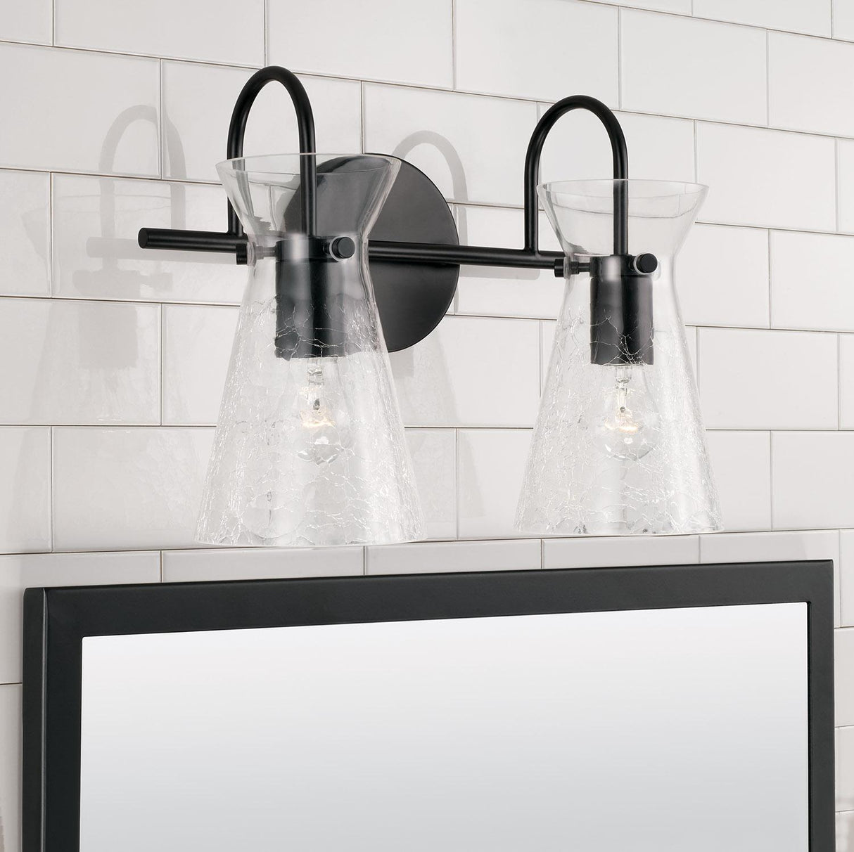 Capital Lighting 142421MB Mila 2 Light Vanity Matte Black