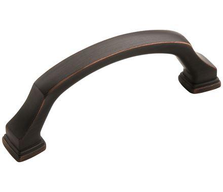 Amerock Cabinet Pull Oil Rubbed Bronze 3 inch (76 mm) Center to Center Revitalize 1 Pack Drawer Pull Drawer Handle Cabinet Hardware