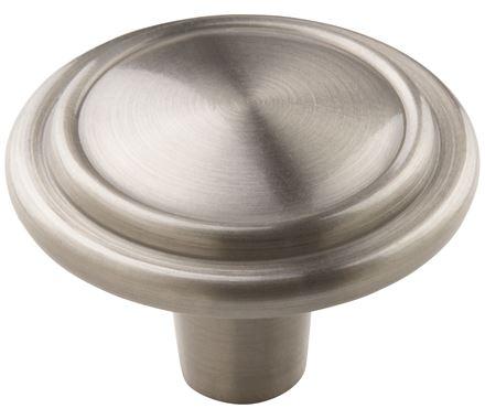 Amerock Cabinet Knob Satin Nickel 1-1/4 inch (32 mm) Diameter Everyday Heritage 1 Pack Drawer Knob Cabinet Hardware