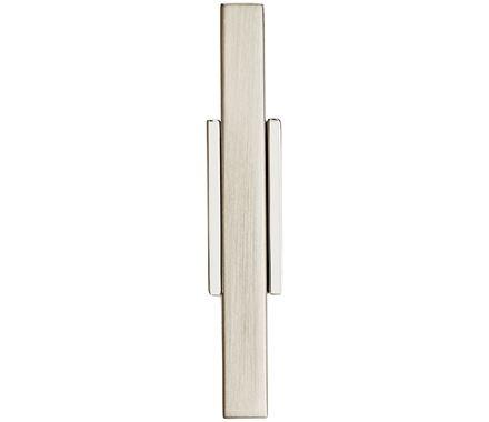 Amerock BP6726G10 Kitchen Cabinet Door or Drawer Knob Polished Chrome/Satin Nickel 2-3/4 inch (70 mm) Length Urbanite 1 Pack Furniture Hardware Bathroom Cabinet Hardware