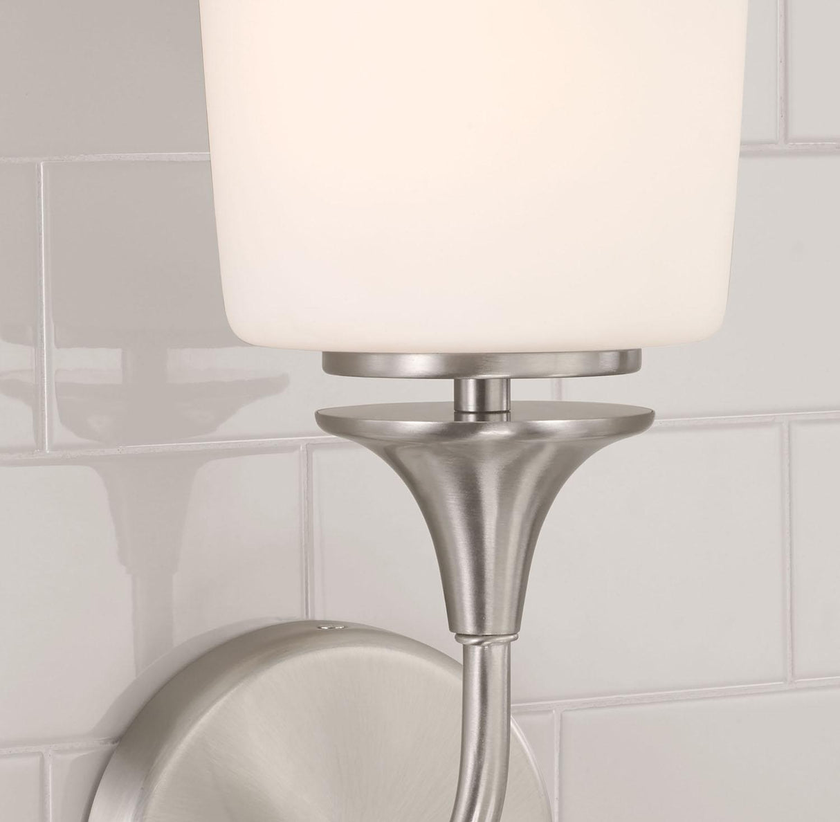 Capital Lighting 648911BN-541 Presley 1 Light Sconce Brushed Nickel