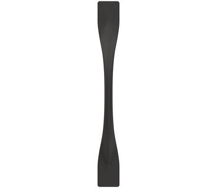 Amerock Cabinet Pull Matte Black 3-3/4 inch (96 mm) Center-to-Center Uprise 1 Pack Drawer Pull Cabinet Handle Cabinet Hardware