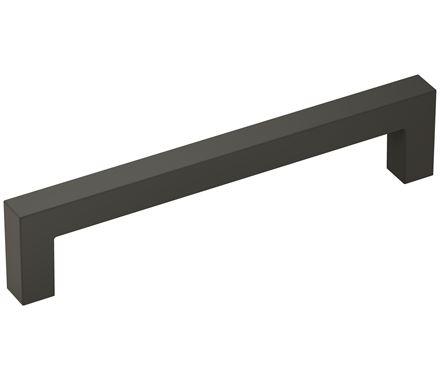 Amerock Cabinet Pull Matte Black 5-1/16 inch (128 mm) Center-to-Center Monument 1 Pack Drawer Pull Drawer Handle Cabinet Hardware