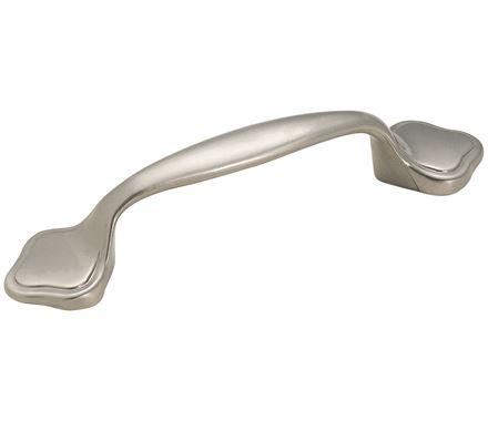 Amerock Cabinet Pull Satin Nickel 3 inch (76 mm) Center to Center Everyday Heritage 1 Pack Drawer Pull Drawer Handle Cabinet Hardware