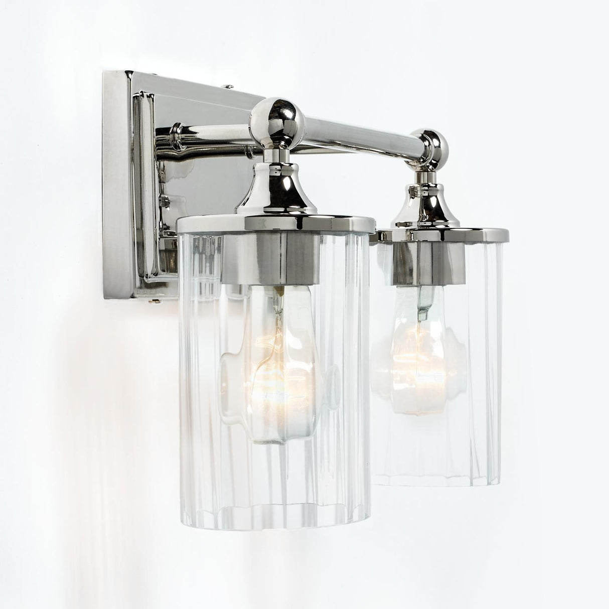 Capital Lighting 120721PN-423 Camden 2 Light Vanity Polished Nickel