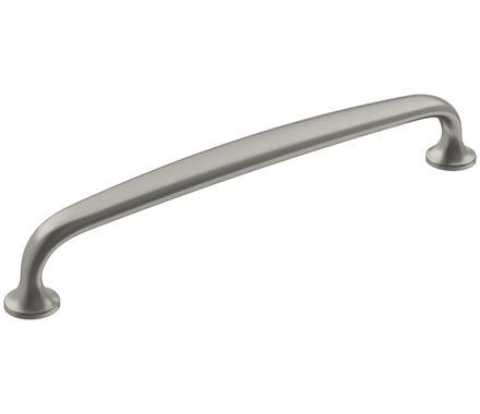 Amerock Cabinet Pull Satin Nickel 6-5/16 inch (160 mm) Center-to-Center Renown 1 Pack Drawer Pull Cabinet Handle Cabinet Hardware