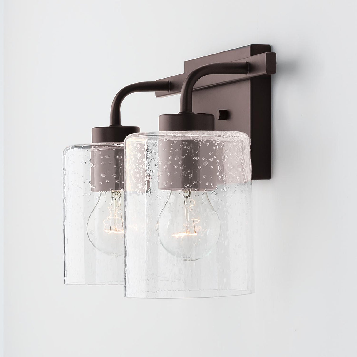 Capital Lighting 128521BZ-449 Greyson 2 Light Vanity Bronze