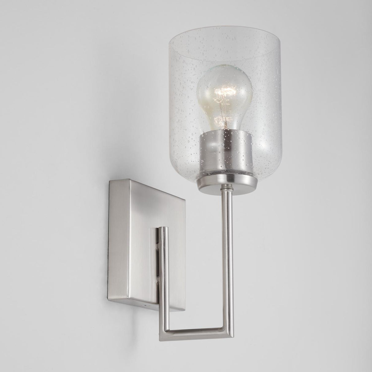 Capital Lighting 639311BN-500 Carter 1 Light Sconce Brushed Nickel
