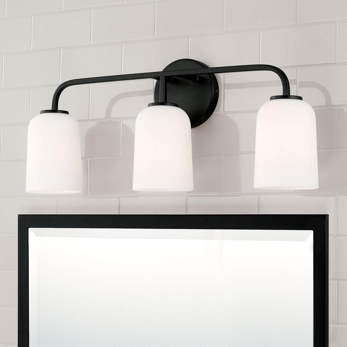Capital Lighting 148831MB-542 Lawson 3 Light Vanity Matte Black