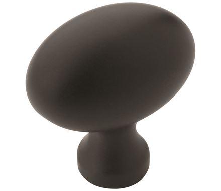 Amerock BP4468GPT Ambrosia Knob Garden Pewter and, Satin Nickel, 1-1/4-Inch Diameter