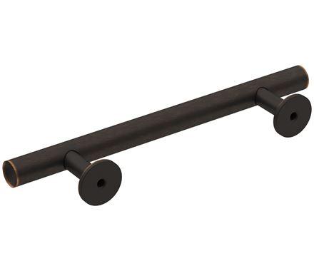 Amerock Cabinet Pull Oil Rubbed Bronze 3-3/4 inch (96 mm) Center-to-Center Radius 1 Pack Drawer Pull Cabinet Handle Cabinet Hardware