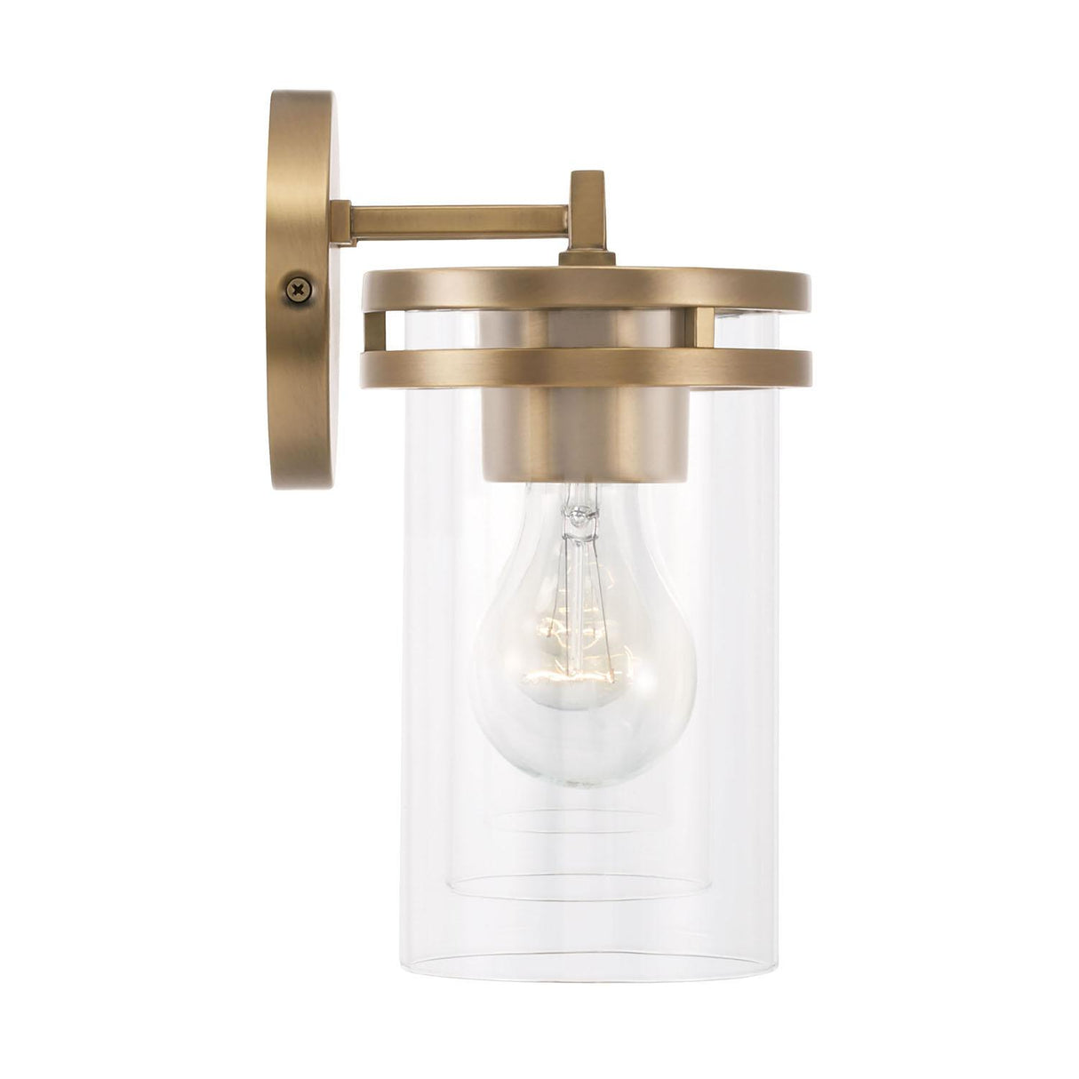 Capital Lighting 148741AD-539 Fuller 4 Light Vanity Aged Brass