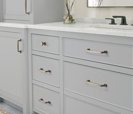 Amerock Cabinet Pull Graphite 3 inch (76 mm) Center to Center Westerly 1 Pack Drawer Pull Drawer Handle Cabinet Hardware