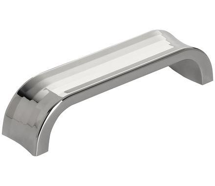 Amerock Cabinet Pull Polished Nickel 3-3/4 inch (96 mm) Center to Center Concentric 1 Pack Drawer Pull Drawer Handle Cabinet Hardware