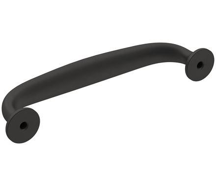 Amerock Cabinet Pull Matte Black 3-3/4 inch (96 mm) Center-to-Center Renown 1 Pack Drawer Pull Cabinet Handle Cabinet Hardware