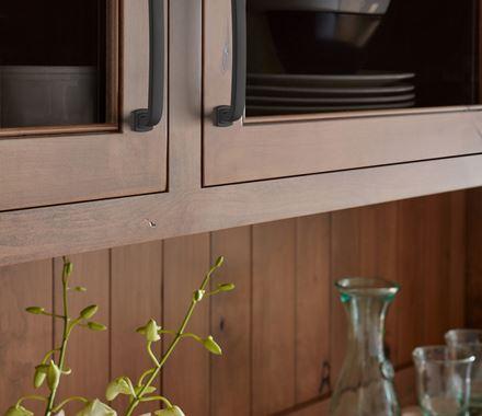 Amerock Cabinet Pull Matte Black 5-1/16 inch (128 mm) Center-to-Center Surpass 1 Pack Drawer Pull Cabinet Handle Cabinet Hardware