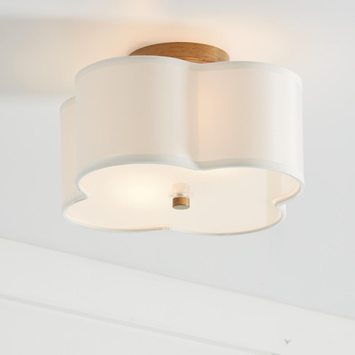 Capital Lighting 4452BG-557 Quinn 2 Light Semi-Flush Brushed Gold