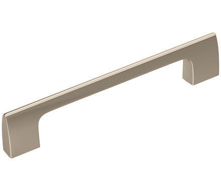 Amerock Cabinet Pull Polished Nickel 5-1/16 inch (128 mm) Center-to-Center Riva 1 Pack Drawer Pull Drawer Handle Cabinet Hardware