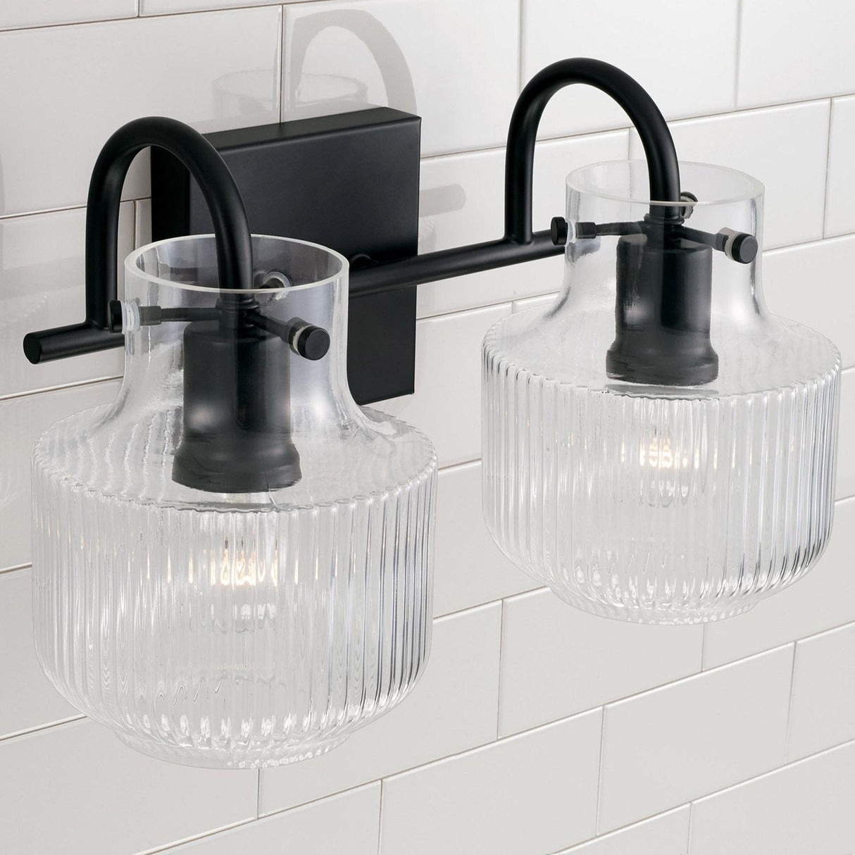 Capital Lighting 145121MB Nyla 2 Light Vanity Matte Black