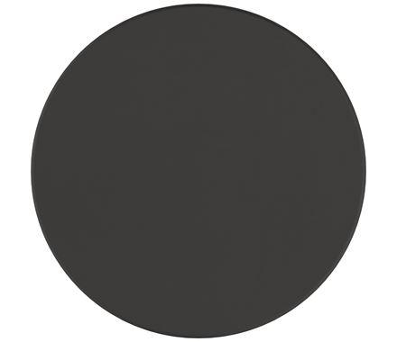 Amerock Cabinet Knob Matte Black 1-1/4 inch (32 mm) Diameter Radius 1 Pack Drawer Knob Cabinet Hardware