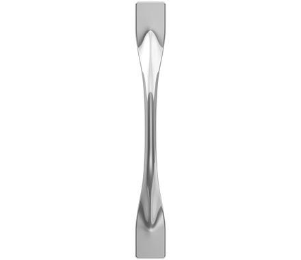 Amerock Cabinet Pull Polished Chrome 3-3/4 inch (96 mm) Center-to-Center Uprise 1 Pack Drawer Pull Cabinet Handle Cabinet Hardware