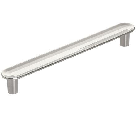 Amerock Cabinet Pull Polished Nickel 5-1/16 inch (128 mm) Center to Center Concentric 1 Pack Drawer Pull Drawer Handle Cabinet Hardware