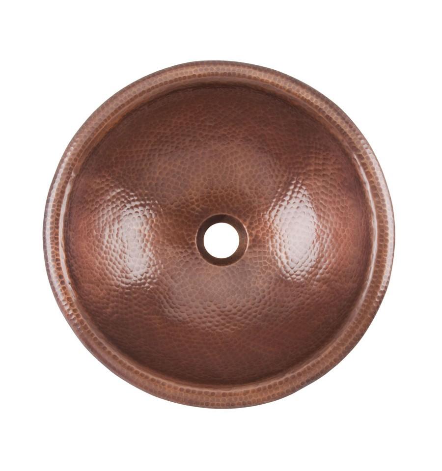 Thompson Traders Medium Antique Alder Copper Bath Sink Tacambaro 2RP-AC Antique Copper
(Hammered