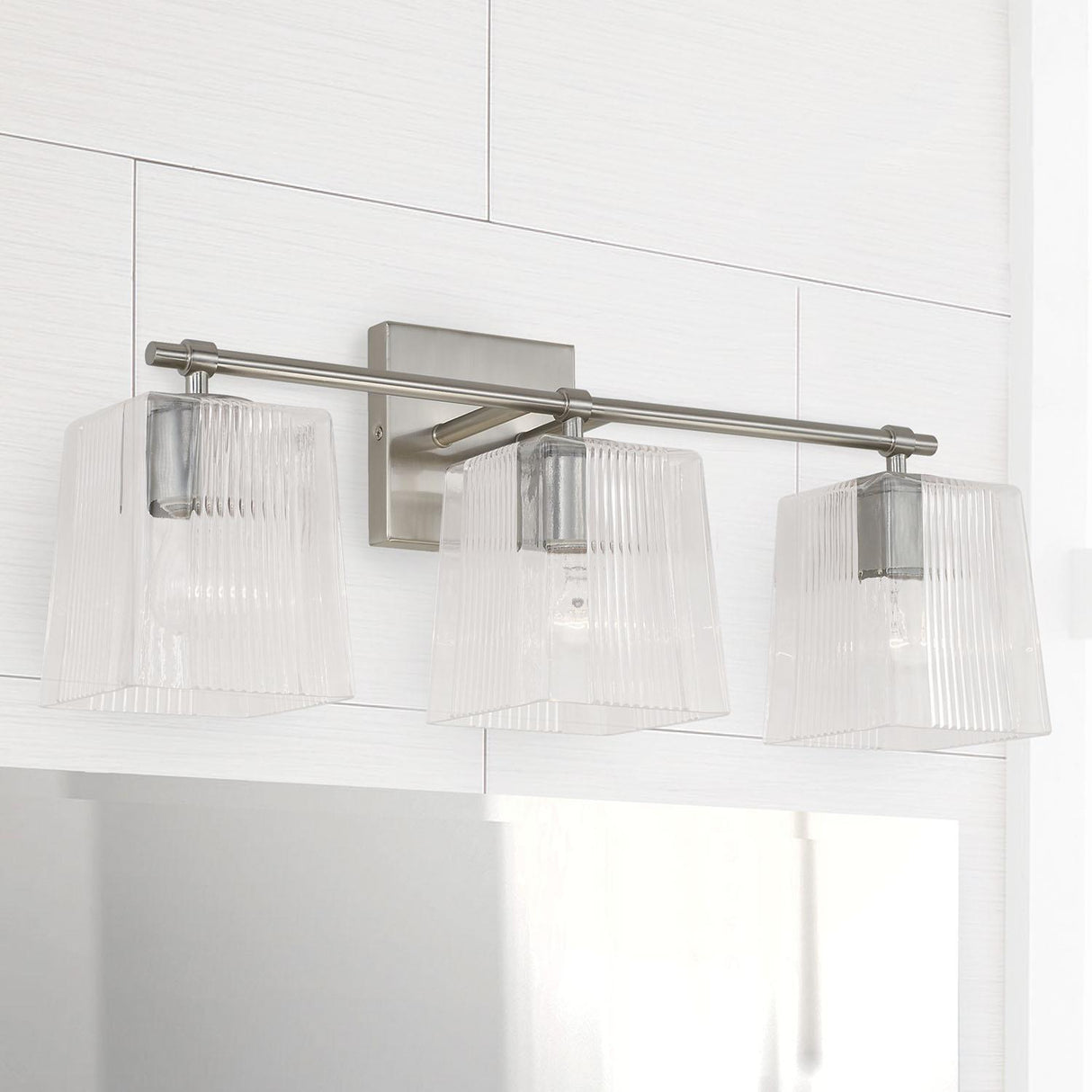 Capital Lighting 141731BN-508 Lexi 3 Light Vanity Brushed Nickel