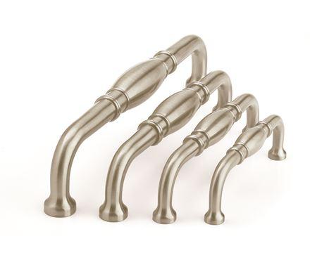 Amerock Cabinet Pull Polished Nickel 3-3/4 inch (96 mm) Center to Center Granby 1 Pack Drawer Pull Drawer Handle Cabinet Hardware