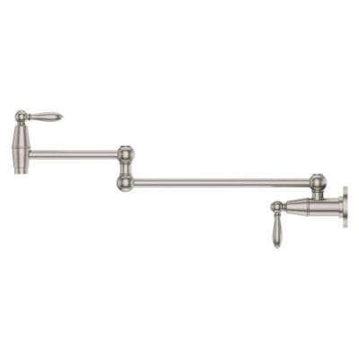 Pfister Stainless Steel Port Haven Wall Mount Pot Filler GT533-TDS
