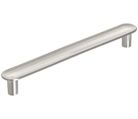 Amerock Cabinet Pull Satin Nickel 5-1/16 inch (128 mm) Center to Center Concentric 1 Pack Drawer Pull Drawer Handle Cabinet Hardware