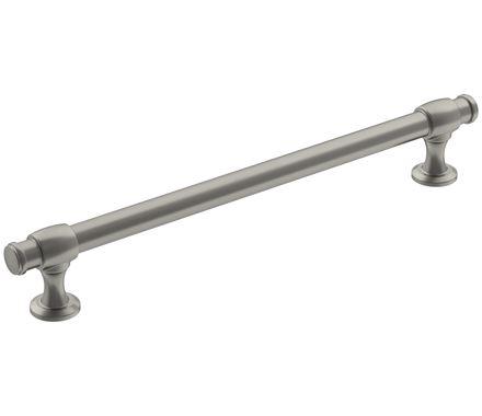 Amerock Cabinet Pull Satin Nickel 7-9/16 inch (192 mm) Center-to-Center Winsome 1 Pack Drawer Pull Cabinet Handle Cabinet Hardware