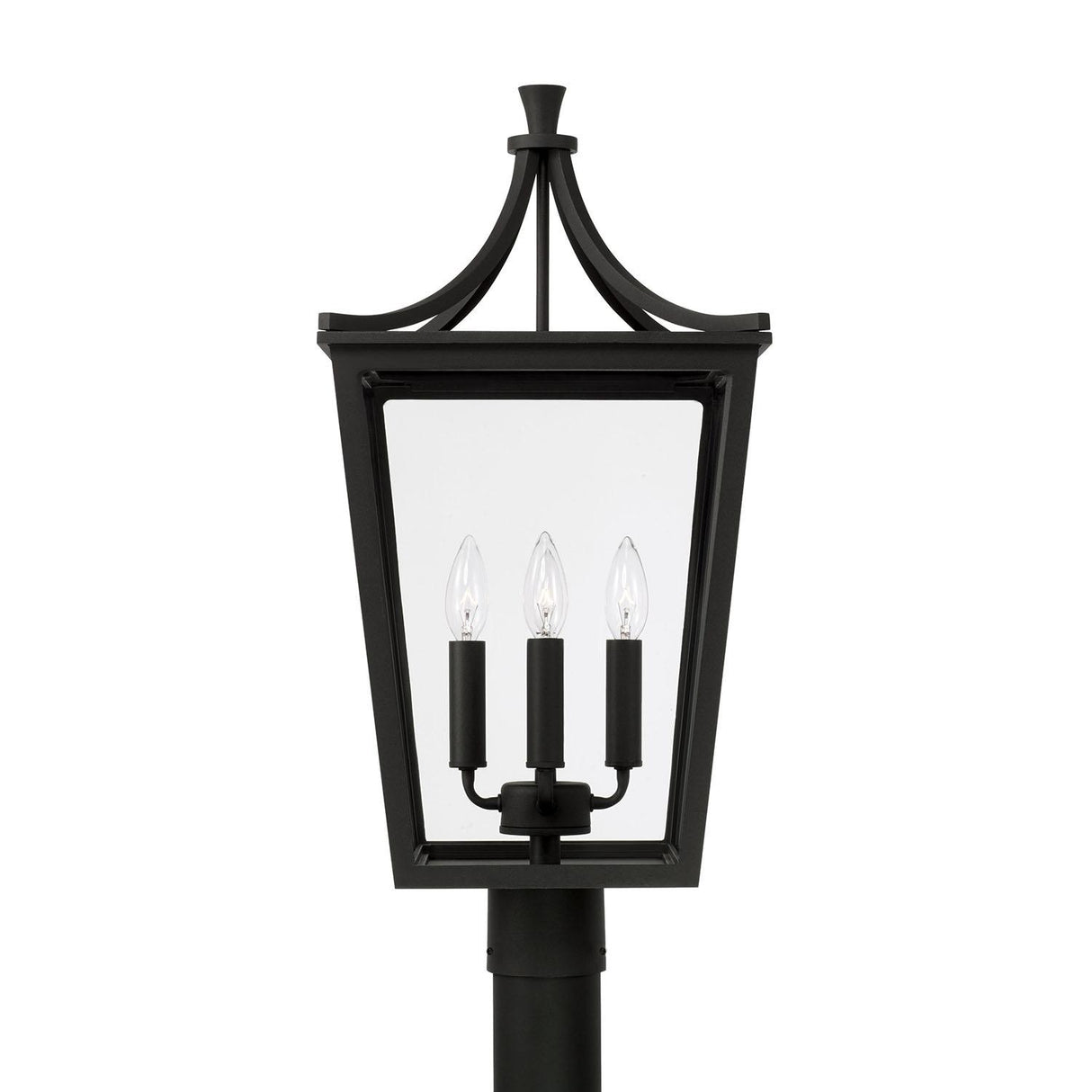 Capital Lighting 947943BK Adair 4 Light Outdoor Post Lantern Black