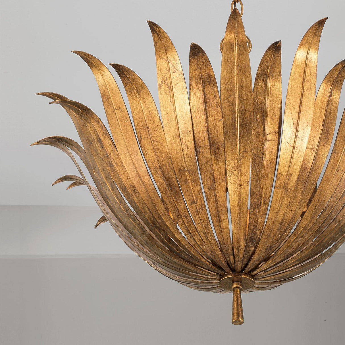 Capital Lighting 349541AG Eden 4 Light Pendant Antique Gold