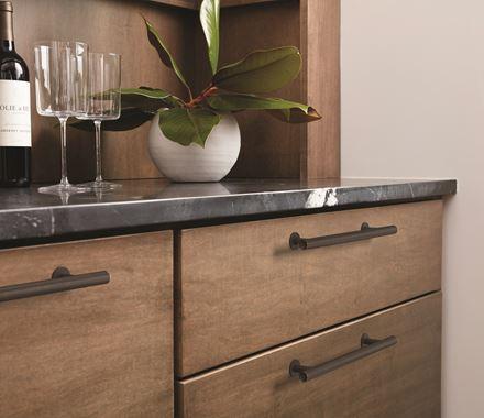 Amerock Cabinet Pull Oil Rubbed Bronze 3-3/4 inch (96 mm) Center-to-Center Radius 1 Pack Drawer Pull Cabinet Handle Cabinet Hardware