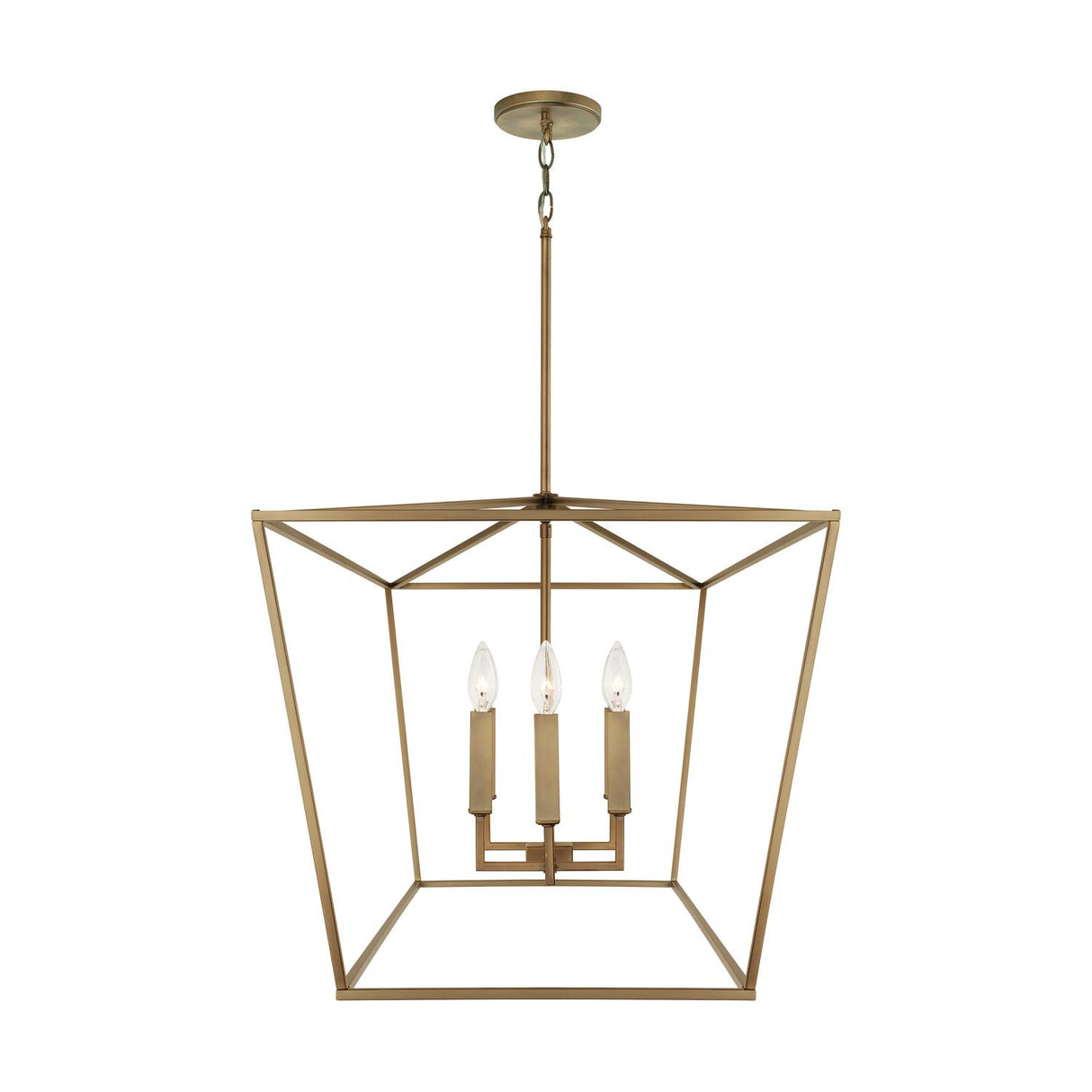 Capital Lighting 837661AD Thea 6 Light Island Aged Brass
