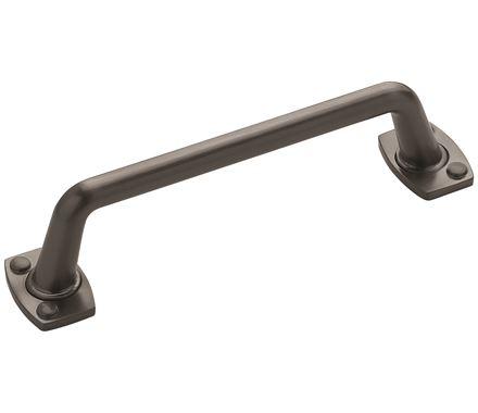 Amerock Cabinet Pull Graphite 3-3/4 inch (96 mm) Center to Center Rochdale 1 Pack Drawer Pull Drawer Handle Cabinet Hardware