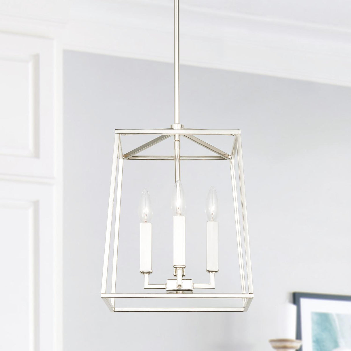 Capital Lighting 537641PN Thea 4 Light Foyer Polished Nickel