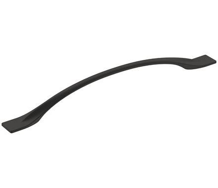 Amerock Cabinet Pull Matte Black 8-13/16 inch (224 mm) Center-to-Center Uprise 1 Pack Drawer Pull Cabinet Handle Cabinet Hardware