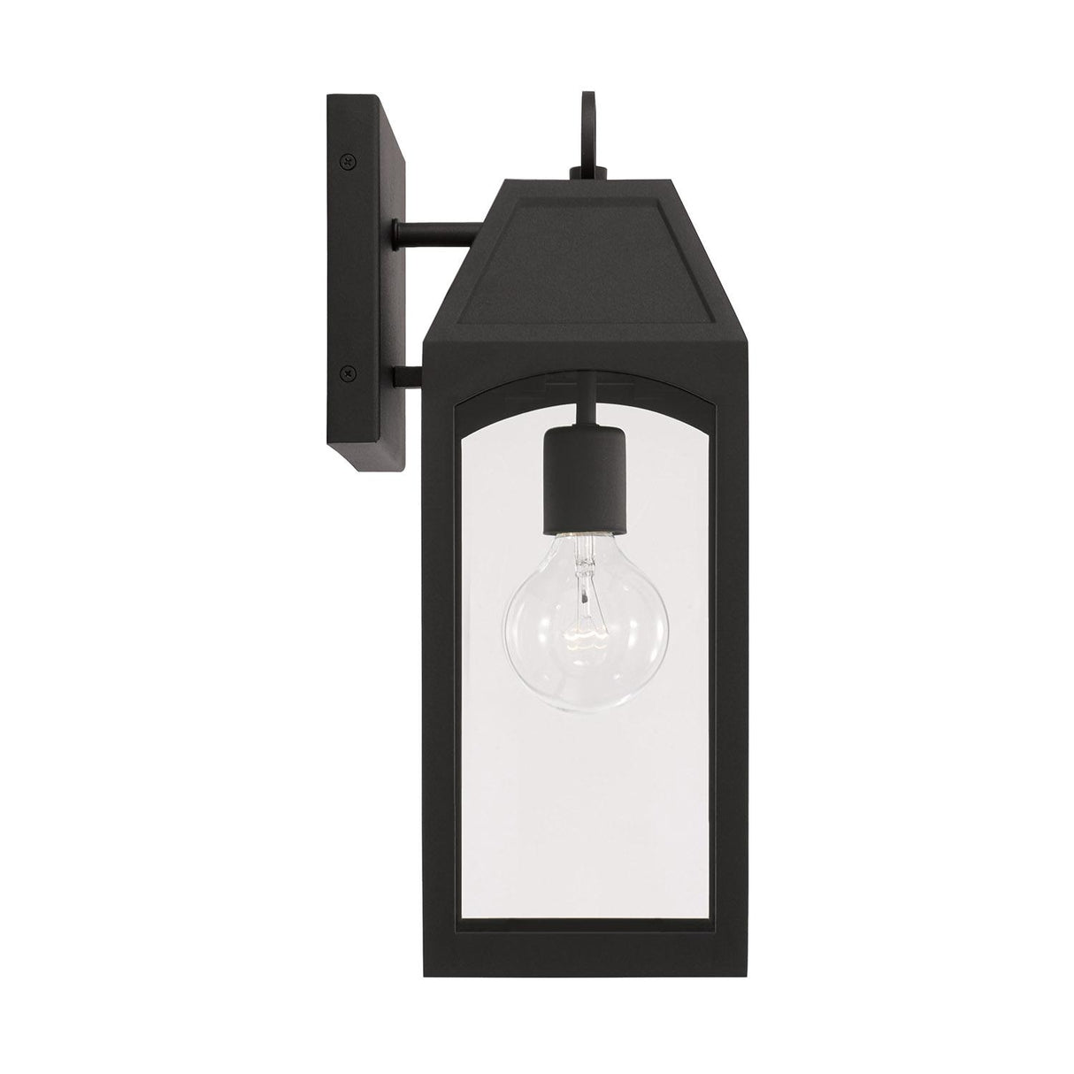 Capital Lighting 946311BK Burton 1 Light Outdoor Wall Lantern Black